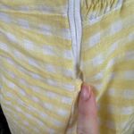 Faithfull the Brand NWT Linen Rodeo Dress Sz 6 Gingham Kivotos Yellow Tie Front Photo 5
