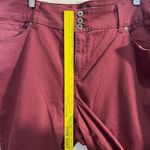 Torrid  Feel The Fit Women 24R Super Soft Five Pocket Jegging Burgundy Maroon NWT Photo 4