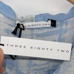 Three Eighty Two  Womens Rivea Monroe Surplice Sleeveless Top‎ Blue Large NWT Photo 5