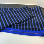 Gap sweater women’s size M, black & blue stripes side zipper 3/4 sleeves Photo 6