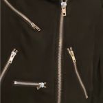 VICI  Black Faux Suede Zipper grunge rocker Jacket Photo 4