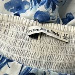 Abercrombie & Fitch  Emerson Mini Dress Blue and White Floral Dress LT Large Photo 4