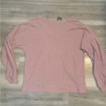 Hotouch Free People Style NWT, vneck, Size Medium, Balloon Sleeve, dusty rose Pink Photo 1
