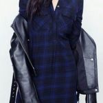 Madewell blue flannel dress XXS Photo 1