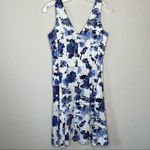 CHAPS ‎ Floral Blue Dress Photo 3