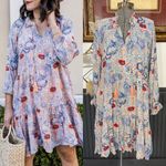 Roller Rabbit  Floral Tiered Bohemian Tassle Dress ~ Size Small 🧡🍄 Photo 1