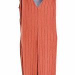  Urban Romantics Striped Tie Shoulder Linen Blend Jumpsuit Small Photo 65