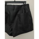 Maeve Anthropologie  The Colette Faux Leather Shorts EUC Black 31 Photo 6
