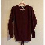Como vintage Women’s  Burgandy Sweater Sz Large Photo 1