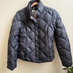 Eddie Bauer  Goose Down Diamond Puffer Jacket Black Womens Size Small Photo 0