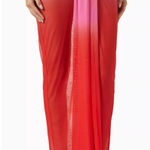 BAOBAB Nia Pareo Skirt Red Multi Lycra XS Sheer Cover Photo 0