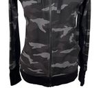 Athleta Triumph Full Zip Sweatshirt Hoodie Jacket 511504 Black Camo Women’s Sz M Photo 2