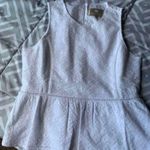 Lauren James Juliet Peplum Eyelet Blouse Photo 1