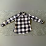 Orvis  Flannel Shirt Jacket Shacket Fleece Lined Womens Size M Full Snap Pockets Photo 6