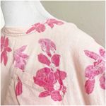 We The Free Free People  Moon City Floral Print Short Sleeve Top Small Oversized Photo 12