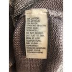 Peter Nygard  Silver Sparkle Metallic Open Cardigan Size XL Photo 9