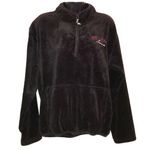 OK Sooners Quarter Zip Black Fluffy Pullover Size M Photo 0