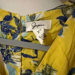 Japna  YELLOW BLUE FLORAL DESIGN SLEEVELESS MAXI DRESS Photo 3