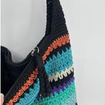 The Sak Y2K Stripe Crochet Hobo Purse Multicolor Shoulder Boho Coastal Cowgirl Photo 5
