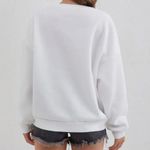 Etsy Women’s M White Holiday Crewneck Merry Christmas Print Unisex Medium NEW Photo 1