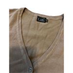 Cielo | womens tan button down cardigan Tan Size M Photo 3