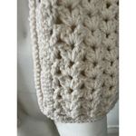 American Vintage Vintage XS 70s sleeveless hand knit granny core boho vest cream boho farm core Photo 2