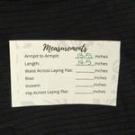 Michael Lauren NWT  Black Claremont V Neck Crop Top Ribbed Sleeveless XS Photo 8