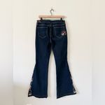 Driftwood NWT  Farrah Flare Jean in Floral Embroidery Size 30 Photo 4