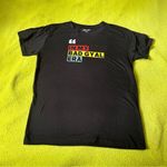 On Fire “In my bad gyal era” Black Cotton T-Shirt/ Caribbean shirt/Trinidad shirt Photo 0