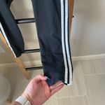 Adidas Black Track Jogger Cropped Athletic Legging Yoga Pants Photo 2
