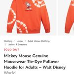 Disney WALT MOUSEWEAR HOODIE 100% COTTON Photo 7