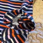 st. john's bay  L Classic 1/4 Zip Long Sleeve Striped Shirt Multi Color women’s Photo 2