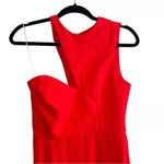 Amanda Uprichard  Gilda Maxi Gown In Crimson Red Photo 3