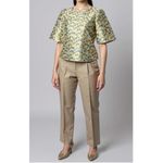 Sézane  Gabrielle Blouse, Jacquard Floral, FR36/US4 Photo 6