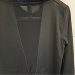 XOXO Sport Black Long Sleeve Hooded Top. Size Medium. EUC Photo 3