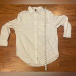 H&M - White Casual Button-Down Shirt Size XS Photo 6
