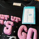 Simply Southern  Let’s Go Shopping Graphic Long Sleeve Crewneck Sweatshirt Size L Photo 4