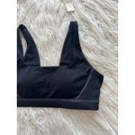 Aerie  Goals Sweat Sports Bra Black Size Small Photo 3