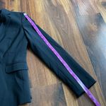 Banana Republic  Wool Blazer Suit Jacket Single Breasted Two Button Black Photo 9