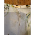 Free People Shirt Womens Medium White Yellow Floral Boho Babydoll Tunic OBB15445 Photo 3