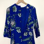 Hobbs London Marietta Midi Dress Blue Floral Womens Size US 2 AZURE APPLE GRN Photo 12