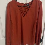 Rue 21 Orange Long Sleeve Top Photo 0