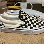 Vans  Checkered Slip-On Sneakers Black and White Old Skool Off The Wall Skater Photo 8