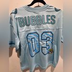 Her Universe Cartoon Network The Powerpuff Girls Bubbles Women's Cropped Football Jersey Photo 7