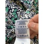 Lands' End  Shirt Women Size M/P 10-12 Floral‎ Short Sleeve Polo Collar Classic Photo 6