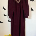 Vanity Fair Vintage  quarter zip long fleece nightgown Photo 7