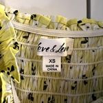 For Love & Lemons Chrysanthemum Mini Yellow Dress Size XS Photo 3