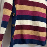 st. john's bay St. John’s Bay multicolored turtle neck sweater with side buttons size XS. Photo 1
