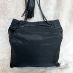 Prada RARE Black Nylon Tassel Drawstring Shoulder Bag Photo 8