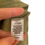 New directions studio medium 3/4 sleeve be happy spread love green Green Photo 3